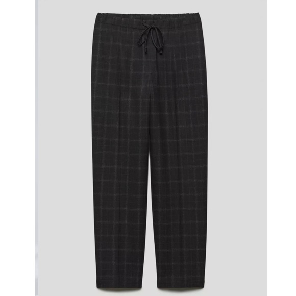 Aritzia The Group by Babaton Jimmy Pant in Black Fine Grid Size XS - Picture 3 of 10